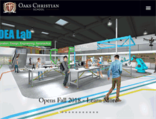 Tablet Screenshot of oakschristian.org